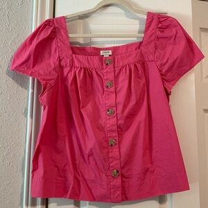 JCREW Squareneck Blouse